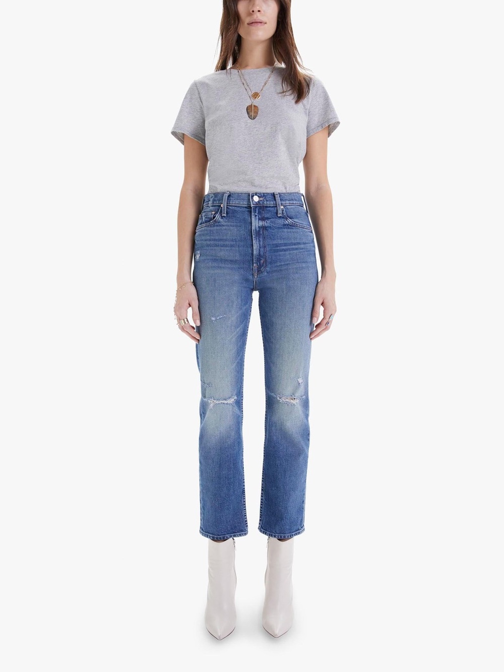 Mother High Waisted Rider Ankle Far Beyond The Sky 26